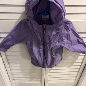 Columbia 2T Purple Girls  Rain Jacket